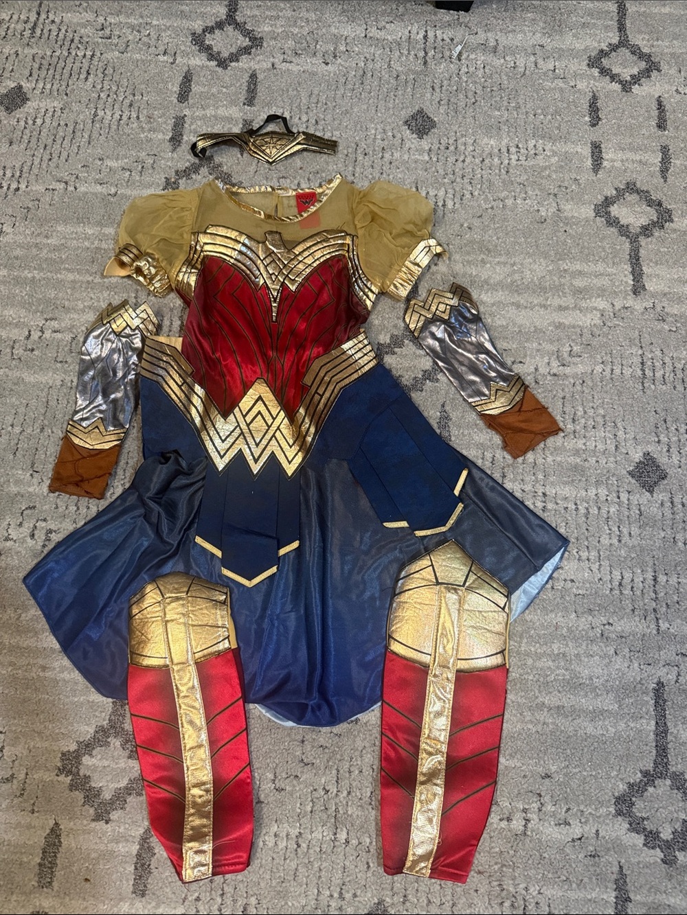 girls wonder woman halloween costume